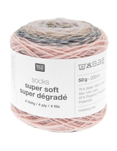 Filato per calze Socks Super Soft Dégradé Rico Design