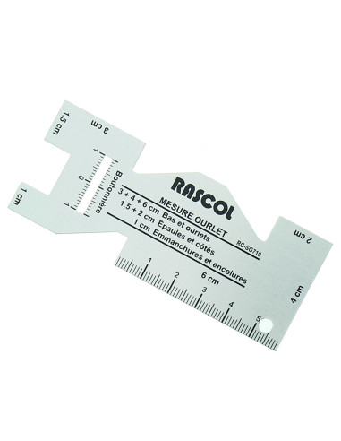 Misura orlo in alluminio Rascol