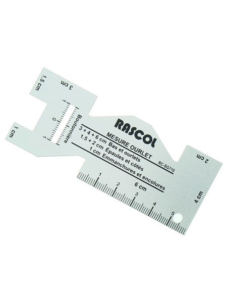 Misura orlo in alluminio Rascol