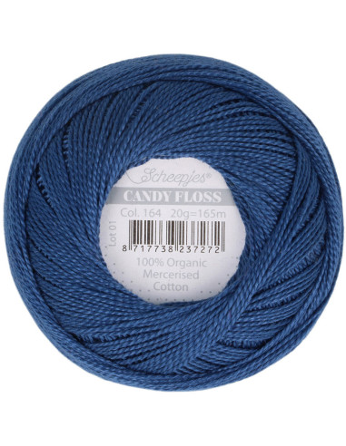 Gomitolo di cotone perlato Scheepjes Candy Floss