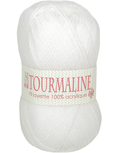 Confezione di 2 gomitoli di filato per maglieria layette Tourmaline
