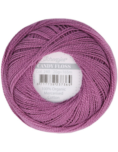 Gomitolo di cotone perlato Scheepjes Candy Floss
