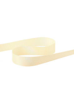 Nastro gros-grain - Bianco sporco