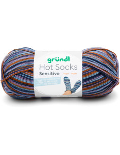 Filato per calze Hot Socks Sensitive Gründl 2