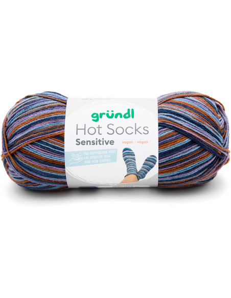 Filato per calze Hot Socks Sensitive Gründl