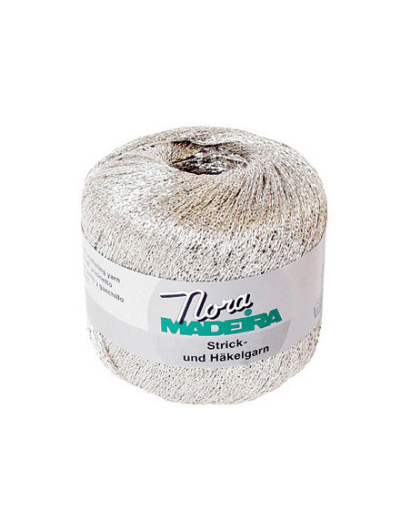 Coton crocheter métallisé Nora Madeira