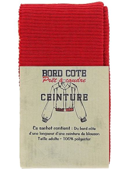 Fondo del giubbotto a coste - Rosso
