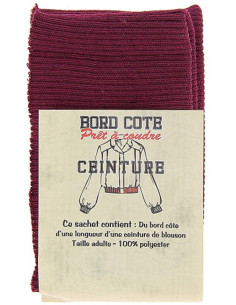 Fondo del giubbotto a coste - Bordeaux