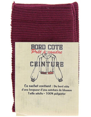 Fondo del giubbotto a coste - Bordeaux