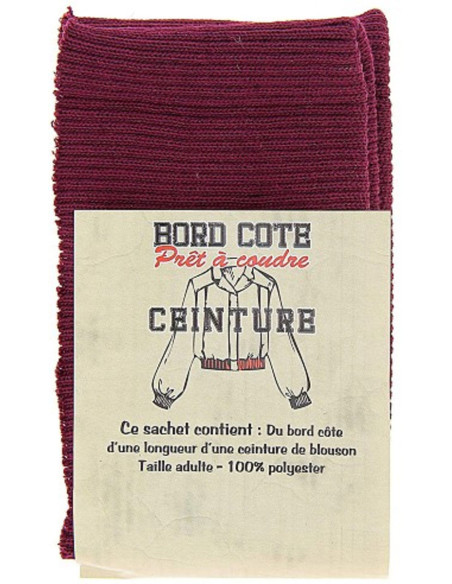 Fondo del giubbotto a coste - Bordeaux