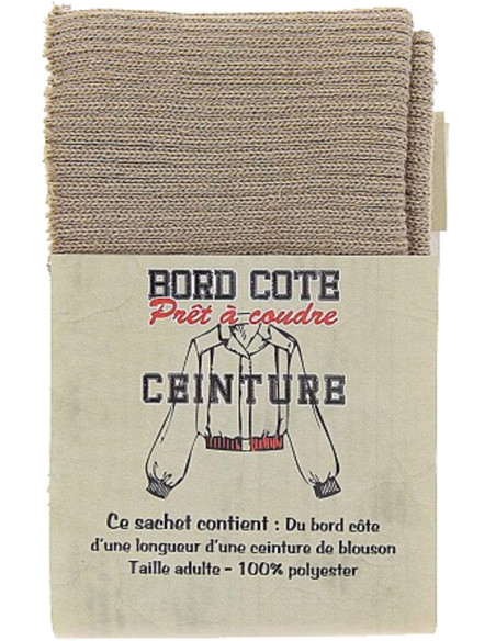 Fondo del giubbotto a coste - Beige
