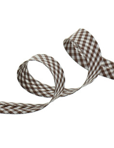 Sbiegatura vichy - Marrone