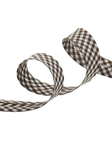 Sbiegatura vichy - Marrone