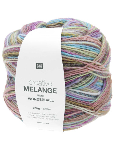 Laine Creative Melange Aran Wonderball Rico Design