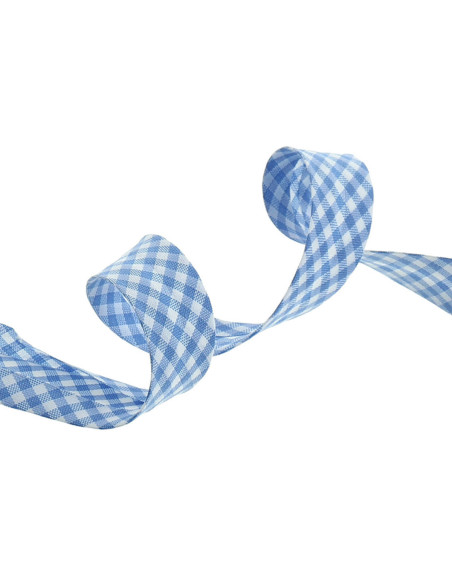 Sbiegatura vichy - Azzurro cielo