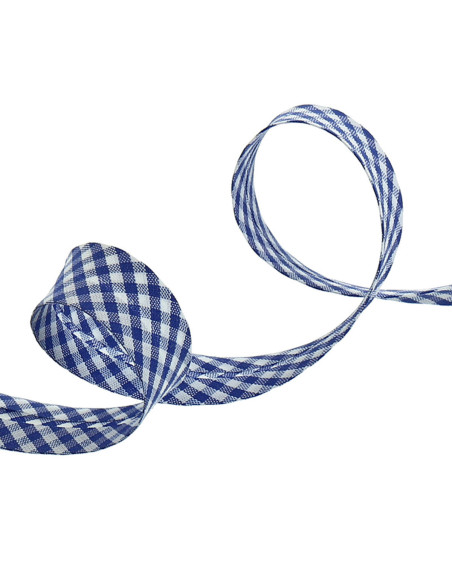 Sbiegatura vichy - Blu