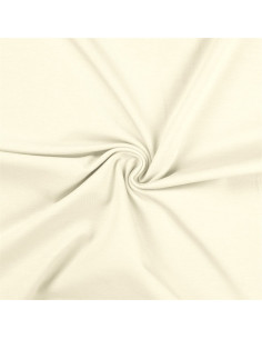Tessuto jersey di cotone - Ecru