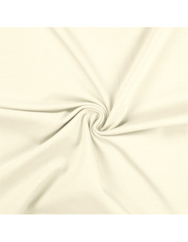 Tessuto jersey di cotone - Ecru