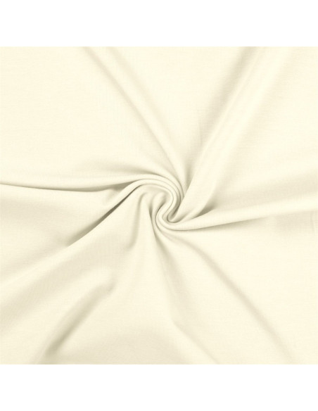 Tessuto jersey di cotone - Ecru