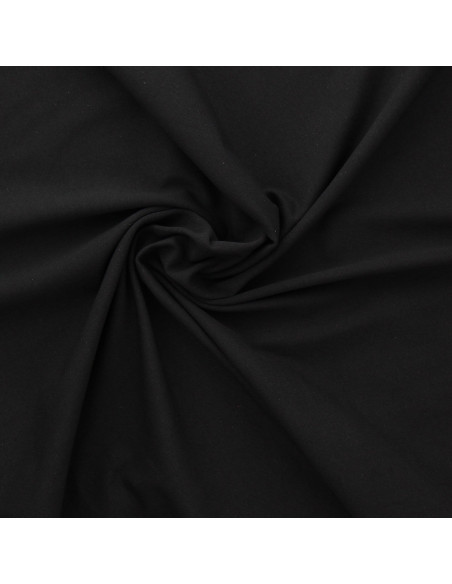 Tessuto jersey di cotone - Nero