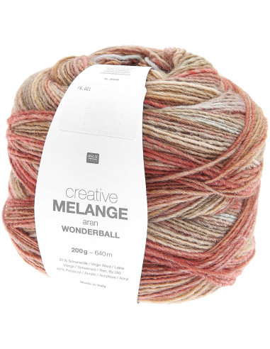 Laine Creative Melange Aran Wonderball Rico Design