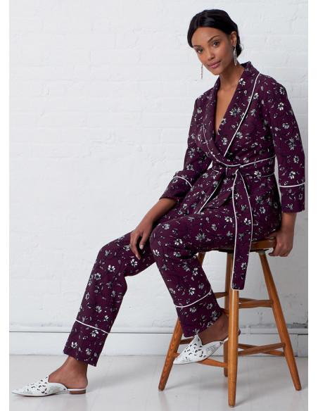 Modello di giacca, accappatoio, pantaloni e cintura - McCall's 7875