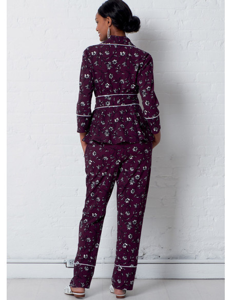 Modello di giacca, accappatoio, pantaloni e cintura - McCall's 7875