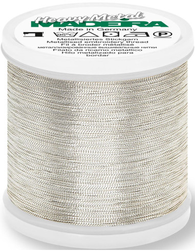 Fil à broder Madeira Metallic Heavy Metal 200 m