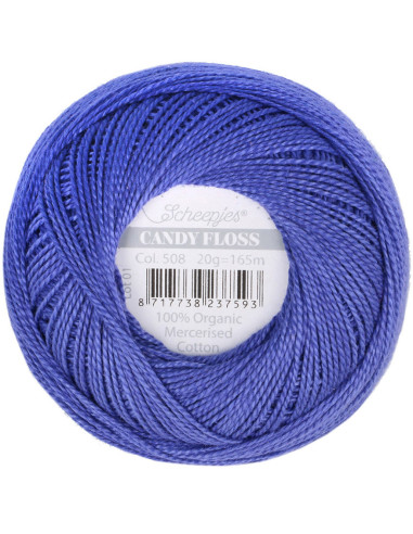 Gomitolo di cotone perlato Scheepjes Candy Floss
