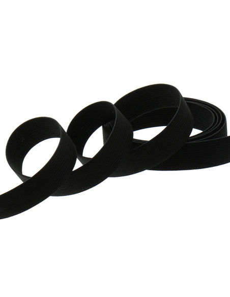Bracciale in maglia elastica nero