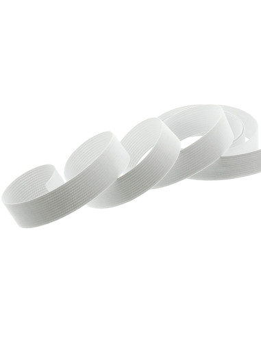 Bracciale in maglia elastica bianco