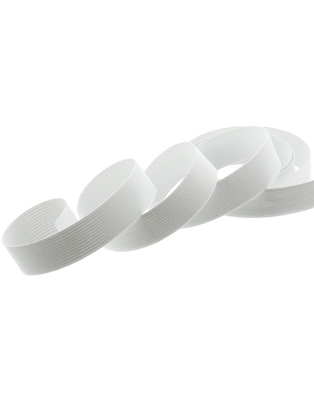 Bracciale in maglia elastica bianco