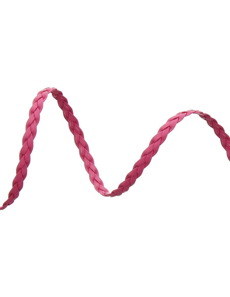 Treccia simile fucsia