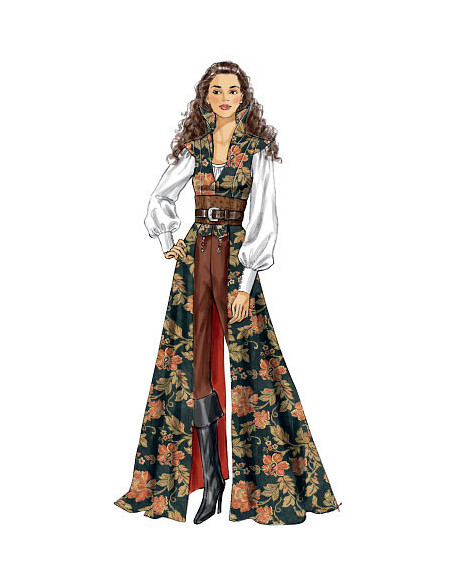 Modello di cappotti, top, corsetto e cintura - McCall's 6819