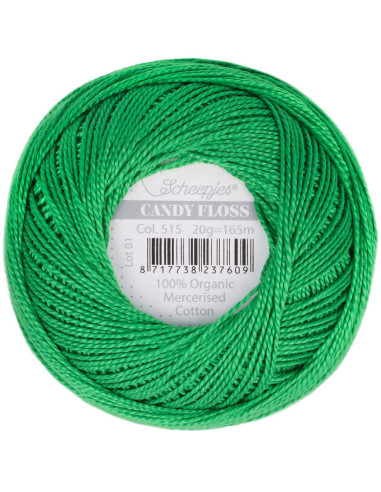 Gomitolo di cotone perlato Scheepjes Candy Floss
