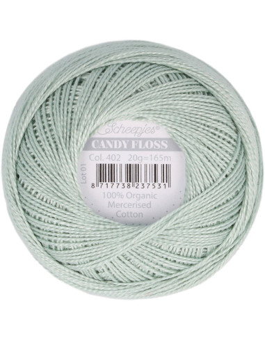 Gomitolo di cotone perlato Scheepjes Candy Floss