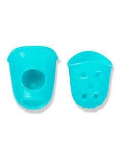 Spilli a forma di ditale - Blu turchese 2