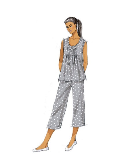 Modello per top, abito e pantaloni - Butterick 5792