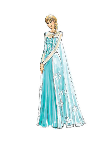 Modello Regina delle Nevi - McCall's 7000