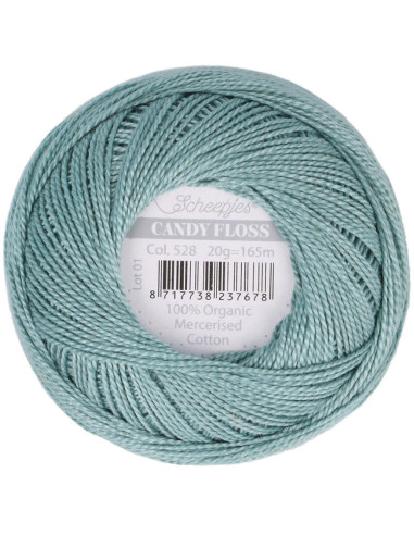 Gomitolo di cotone perlato Scheepjes Candy Floss
