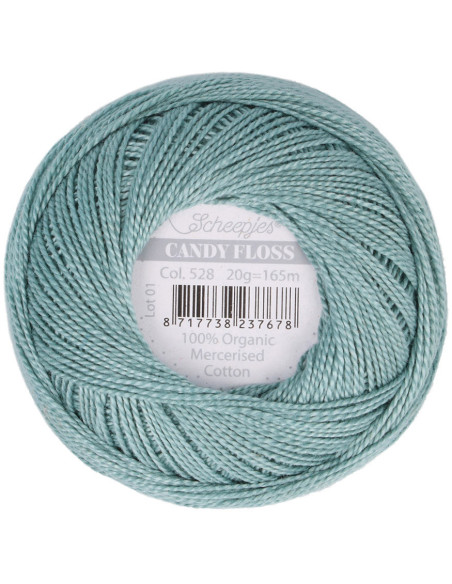 Gomitolo di cotone perlato Scheepjes Candy Floss