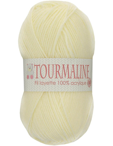 Confezione di 2 gomitoli di filato per maglieria layette Tourmaline