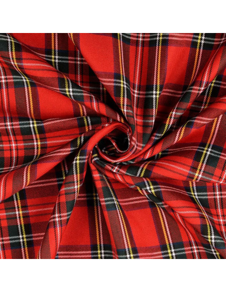 Tessuti tartan scozzesi - Rosso