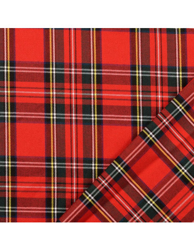 Tessuti tartan scozzesi - Rosso