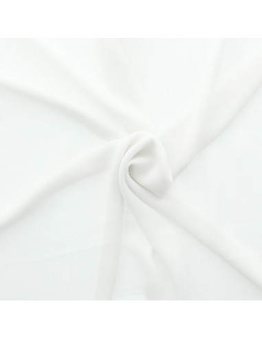 Tessuto chiffon - Bianco