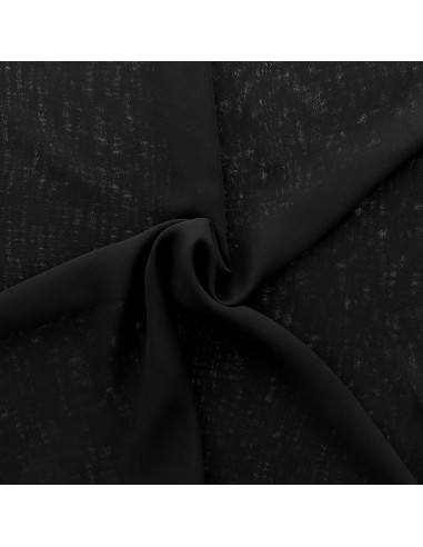 Tessuto chiffon - Nero