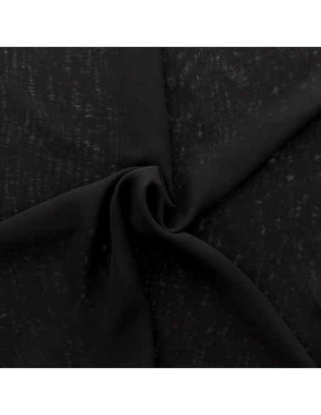 Tessuto chiffon - Nero