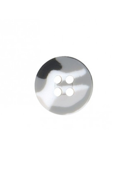 Bottone militare a 4 fori - Grigio
