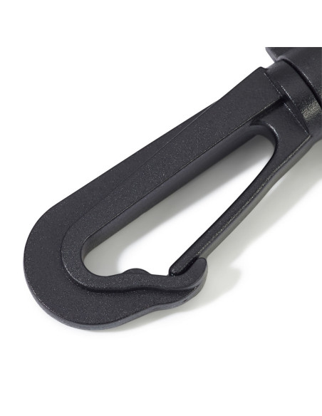 Set di moschettoni in plastica 30 mm nero