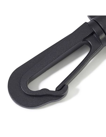 Set di moschettoni in plastica 40 mm nero